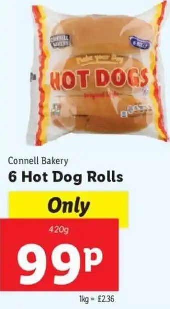 Costco 6 Hot Dog Rolls offer
