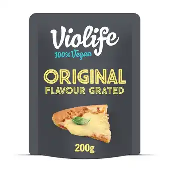 Morrisons Violife original flavour grated vegan alternative to cheese offer