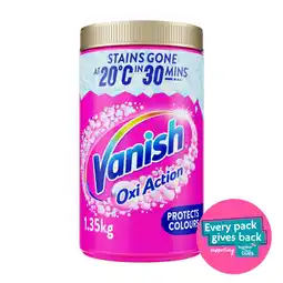 Morrisons Vanish gold pink stain remover powder offer