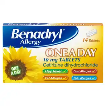 Morrisons Benadryl one a day relief offer