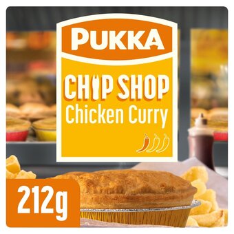 Morrisons Pukka chip shop chicken curry pie offer