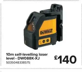 Dewalt 10m Self-levelling Laser Level - Dw088k-xj