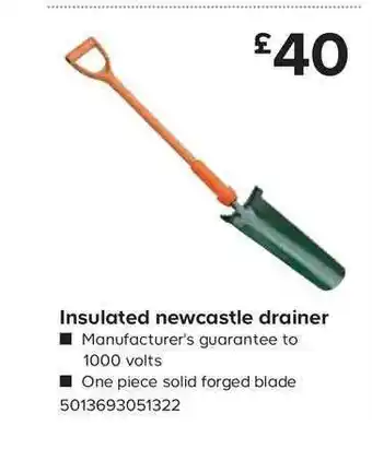 Insulated Newcastle Drainer