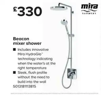 TradePoint Beacon Mixer Shower offer