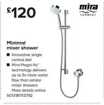 TradePoint Minimal Mixer Shower offer