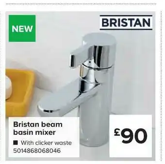 TradePoint Bristan Beam Basin Mixer offer