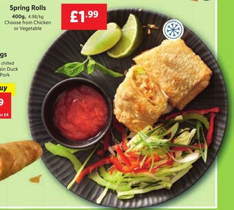 Lidl Spring Rolls 400g offer