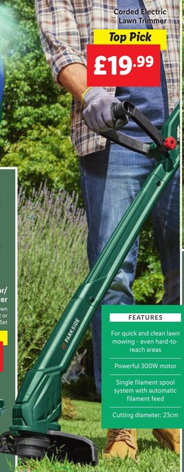 Lidl Corded Electric Lawn Trimmer offer