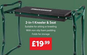 Lidl 2-in-1 Kneeler & Seat offer