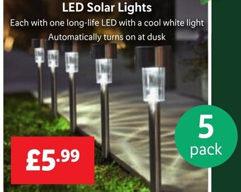 Lidl LED Solar Lights offer