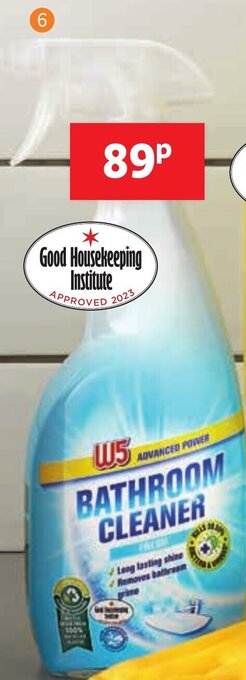Lidl 6 Bathroom Cleaner, 750ml, offer