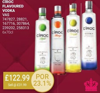Bestway CÎROC FLAVOURED VODKA offer
