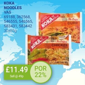Bestway KOKA NOODLES offer