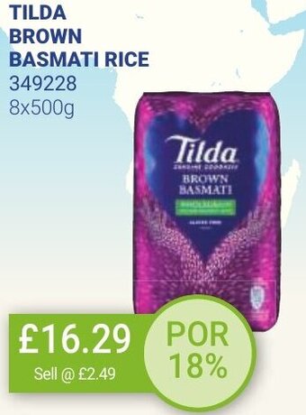 Bestway TILDA BROWN BASMATI RICE offer