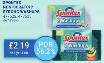 Bestway SPONTEX NON-SCRATCH/ STRONG WASHUPS offer