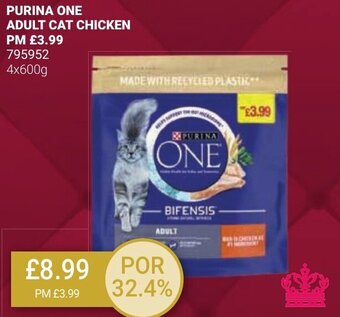 Bestway PURINA ONE ADULT CAT CHICKEN offer