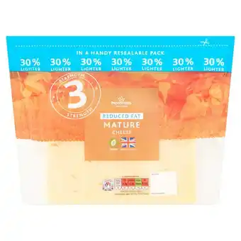Morrisons Morrisons 30% lighter mature cheddar cheese offer