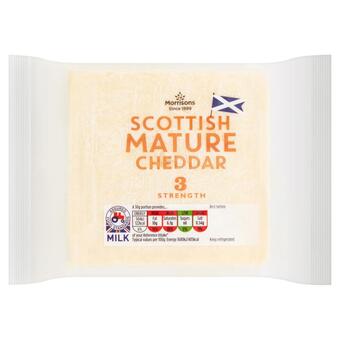 Morrisons Morrisons scottish mature coloured cheddar offer