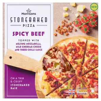 Morrisons Morrisons stonebaked mexican style spicy beef pizza offer