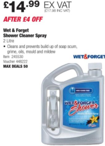Wet & Forget Shower Cleaner Spray