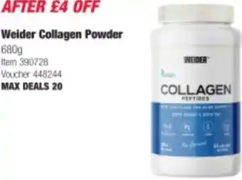 Costco Weider Collagen Powder offer