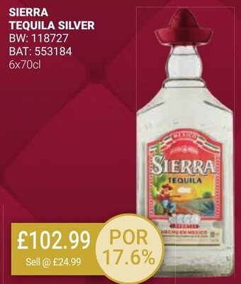 Bestway SIERRA TEQUILA SILVER offer