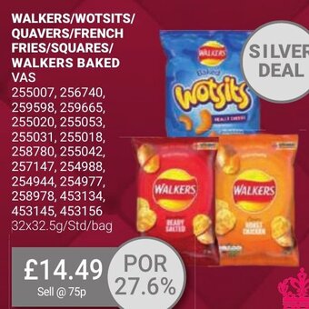 Bestway WALKERS/WOTSITS/ QUAVERS/FRENCH FRIES/SQUARES/ WALKERS BAKED VAS offer