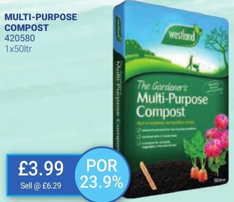 Bestway MULTI-PURPOSE COMPOST 420580 1x50ltr offer