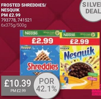 Bestway FROSTED SHREDDIES/ NESQUIK offer