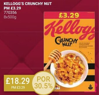 Bestway KELLOGG'S CRUNCHY NUT offer