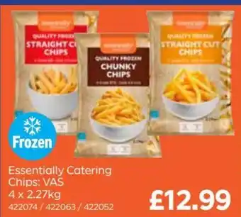 Bestway Frozen Essentially Catering Chips: VAS 4 x 2.27kg 422074/422063/422052 offer