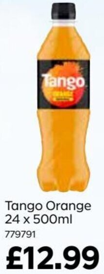 Bestway Tango Orange 24 x 500ml offer