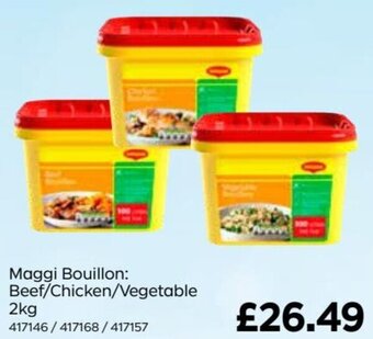 Bestway Maggi Bouillon: Beef/Chicken/Vegetable offer