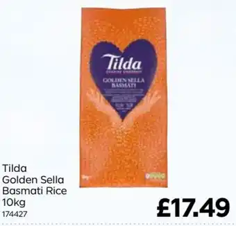 Bestway Tilda Golden Sella Basmati Rice 10kg offer