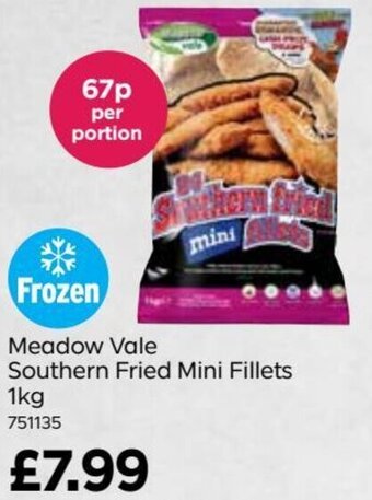 Bestway Meadow Vale Southern Fried Mini Fillets 1kg offer