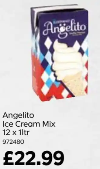 Angelito Ice Cream Mix 12 x 1ltr 972480