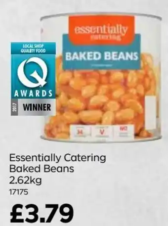 Bestway Essentially Catering Baked Beans 2.62kg offer