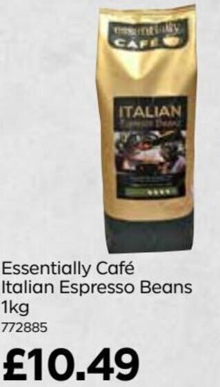 Bestway Essentially Café Italian Espresso Beans 1kg offer