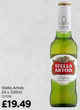 Bestway Stella Artois 24 x 330ml 727276 offer
