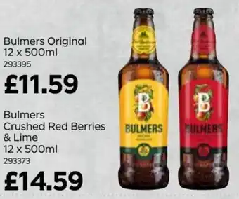 Bestway Bulmers Original 12 x 500ml offer