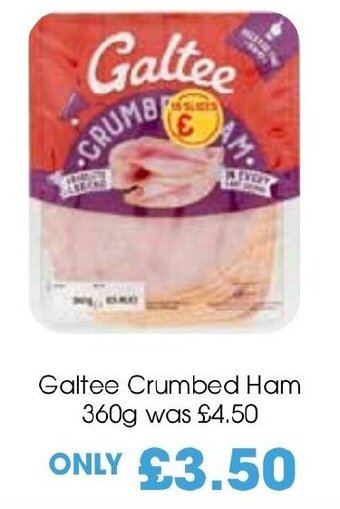 Centra Galtee Crumbed Ham 360g offer