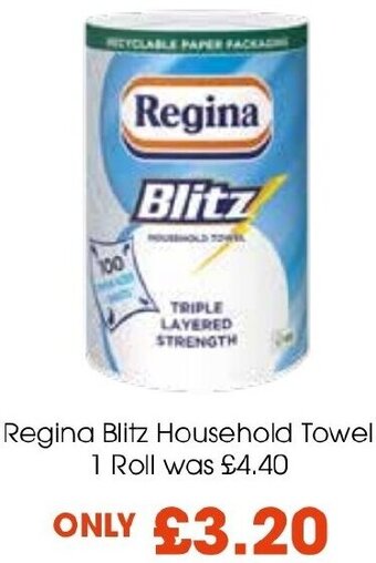 Centra Regina Blitz Household Towel 1 Roll offer