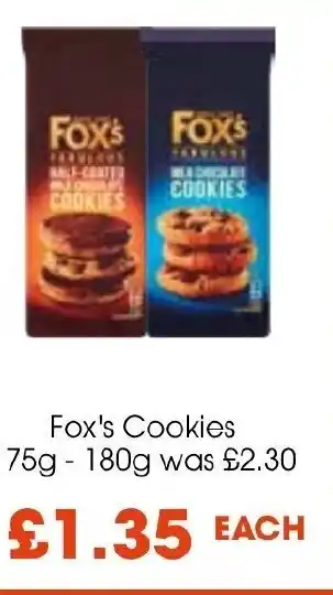 Fox's Cookies 175g - 180g