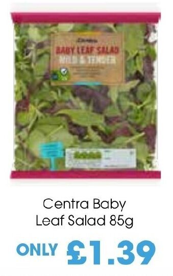 Centra Centra Baby Leaf Salad 85g offer