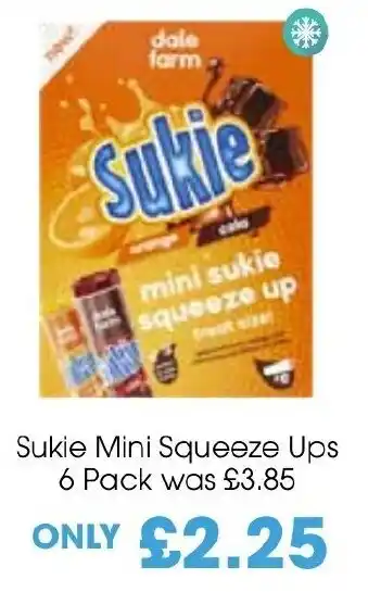 Centra Sukie Mini Squeeze Ups 6 Pack was £3.85 offer