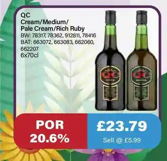 Bestway Qc Cream Medium Pale Cream Rich Ruby offer