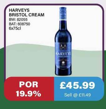 Bestway Harveys Bristol Cream offer