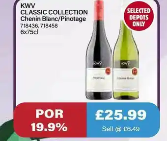 Bestway Kwv Classic Collection Chenin Blanc Pinotage offer