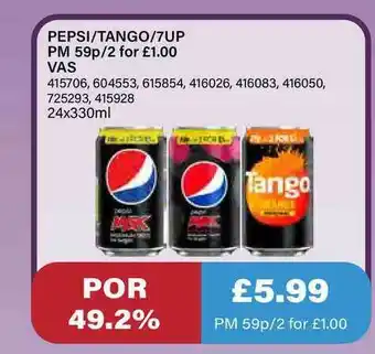 Bestway Pepsi Tango 7up Pm offer