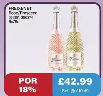 Bestway Freixenet Rose Prosecco offer